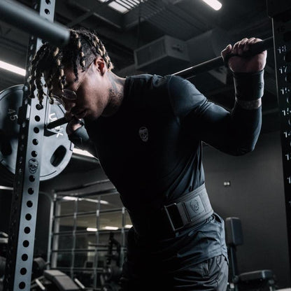 Gymreapers Black/Black 18 Inch Wrist Wraps - IPF, IPL, USPA & USAPL Approved